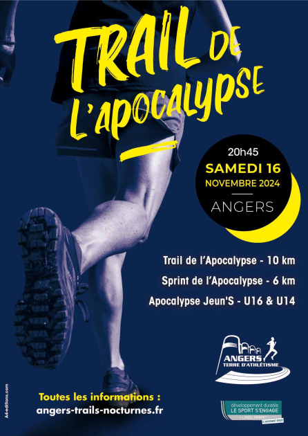 Affiche du trail de l'Apocalypse 2024